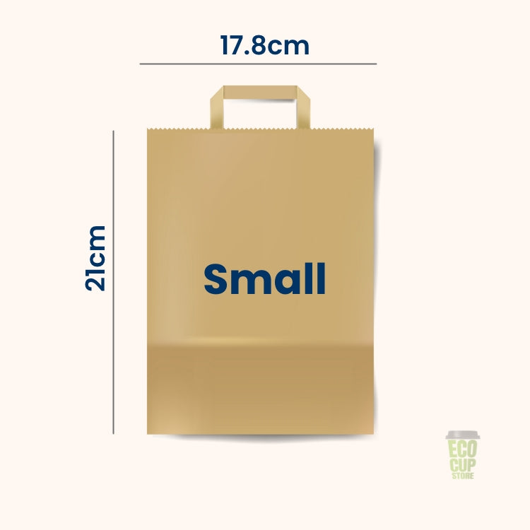 Kraft Paper SOS Bags with Outside Handle
