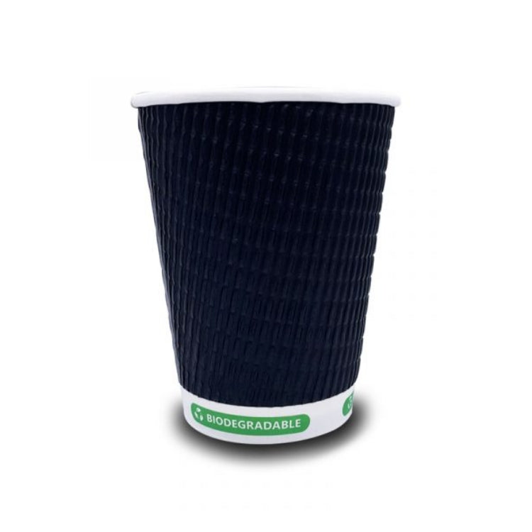 Bio Triple Black Ripple Cups
