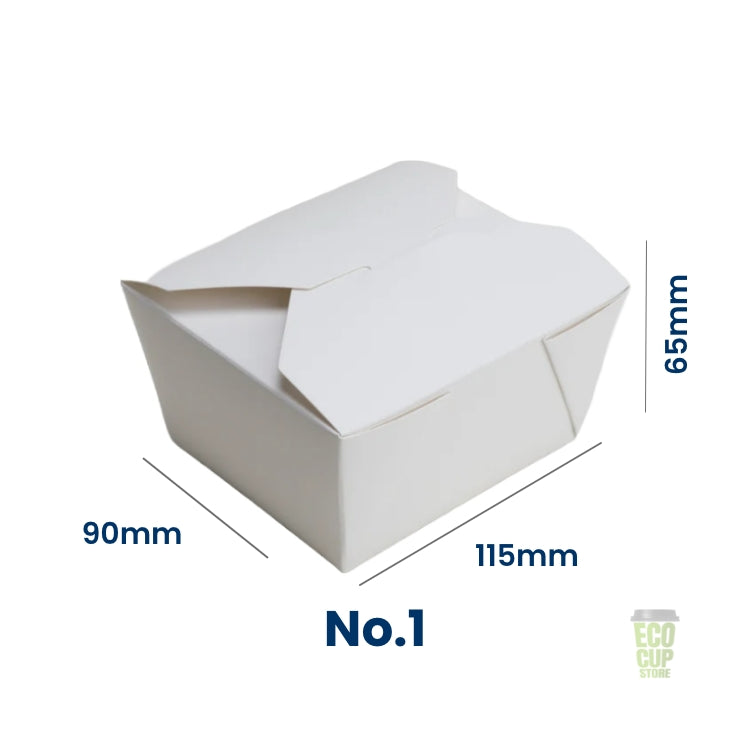 White Kraft Takeaway Food Boxes
