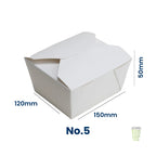White Kraft Takeaway Food Boxes