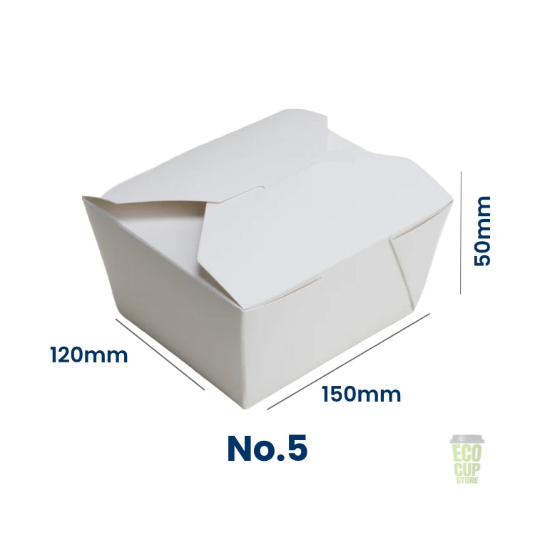White Kraft Takeaway Food Boxes