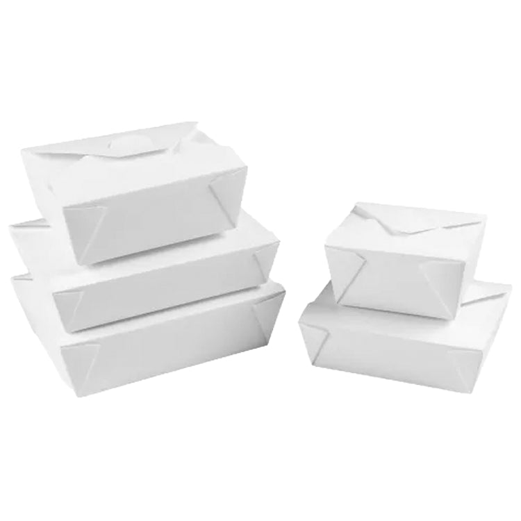 White Kraft Takeaway Food Boxes