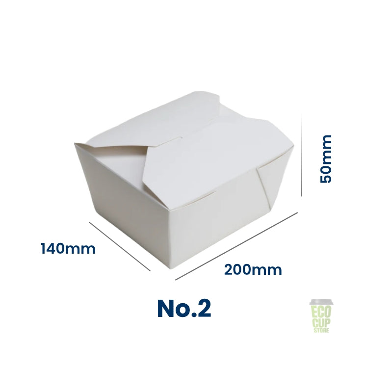 White Kraft Takeaway Food Boxes