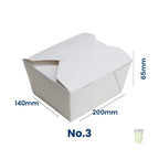 White Kraft Takeaway Food Boxes