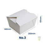 White Kraft Takeaway Food Boxes