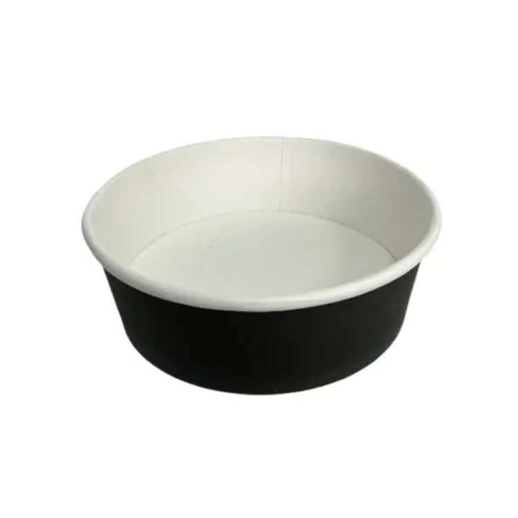 Microwavable Black Round Deli Bowls