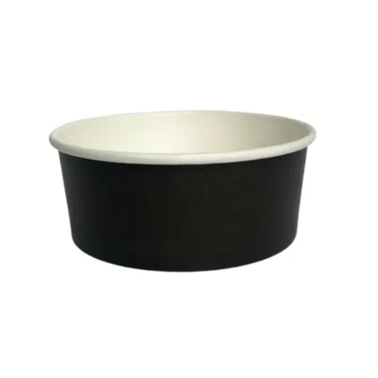 Microwavable Black Round Deli Bowls
