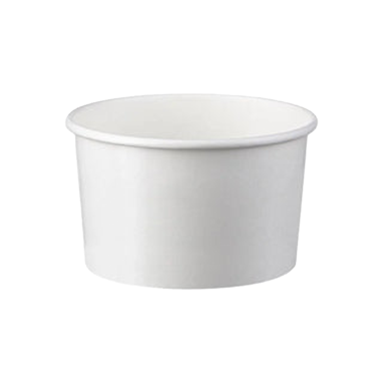 Plain White Ice Cream Tubs