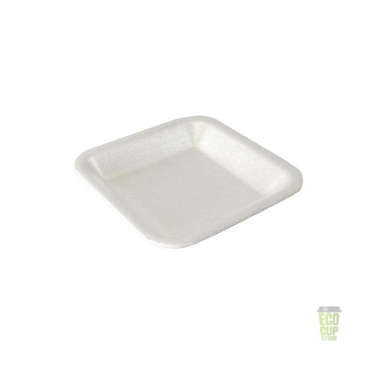 D8 White EPS Polystyrene Trays