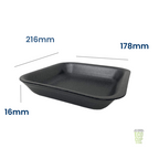 M14 Black EPS Polystyrene Trays