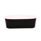 Microwavable Black Rectangular Deli Bowls
