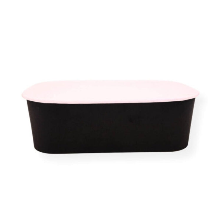 Microwavable Black Rectangular Deli Bowls