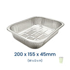 1337SPL Smoothwall Foil Rectangular Containers