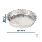 2232PL Flan Wrinklewall Foil Container