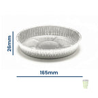 2233PL FLAN Wrinklewall Foil Container