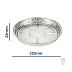 2258PL Flan Wrinklewall Foil Container