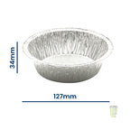 2463PL Rounds Wrinklewall Foil Containers