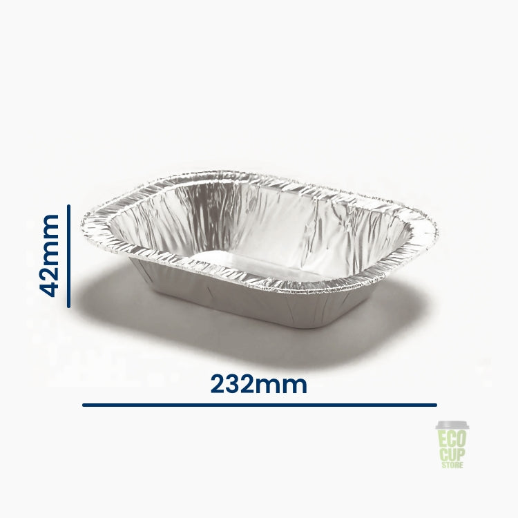 2634PL(V1) Oval Foil Pie Container