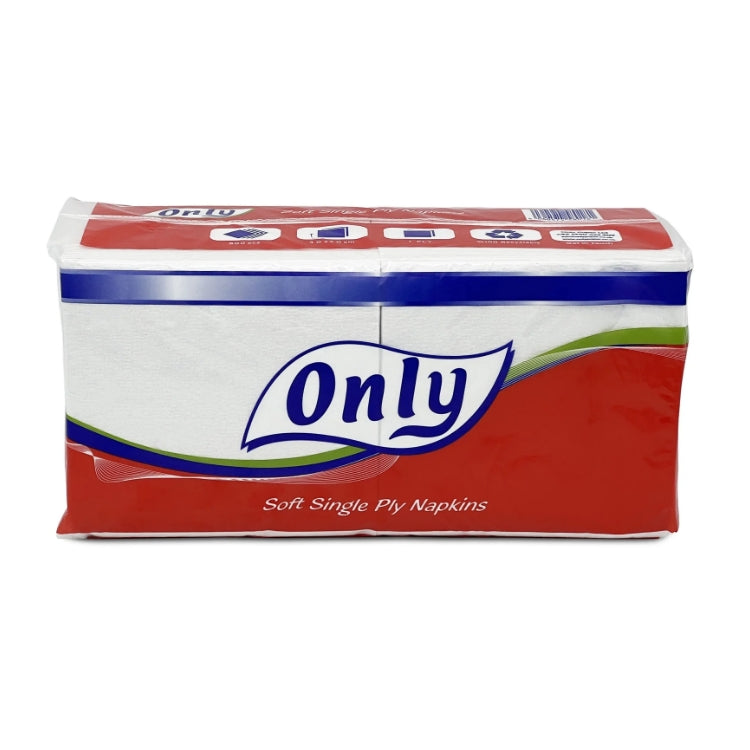 White Napkins 1-ply