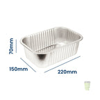 368 SPL Smoothwall Foil Rectangular Container