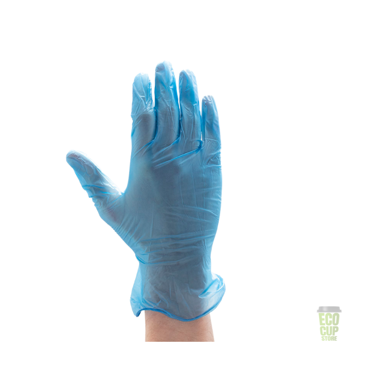 Aurelia Delight Blue PF Vinyl Gloves
