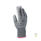 Aurelia 403 cut F protective metalwork glove with grey PU coating