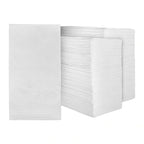 White 1/8 Fold Napkins 2-Ply