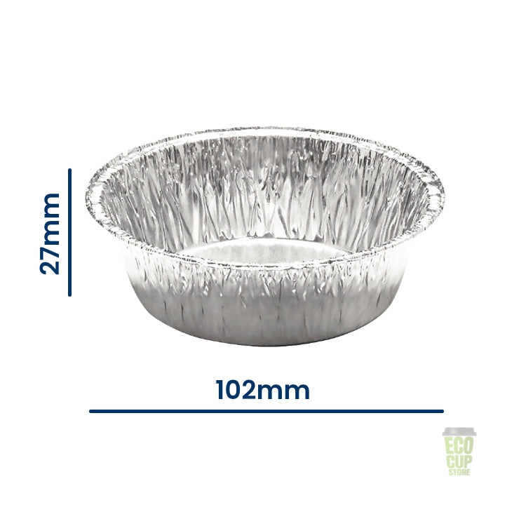 520RPL Round Wrinklewall Foil Container