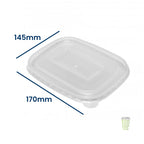 Microwavable Kraft Rectangular Deli Bowls