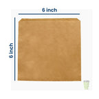 Strung Brown Kraft Paper Bags