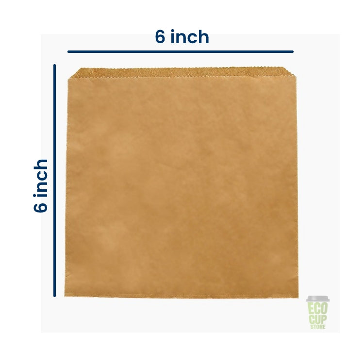 Strung Brown Kraft Paper Bags