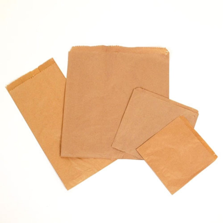 Strung Brown Kraft Paper Bags