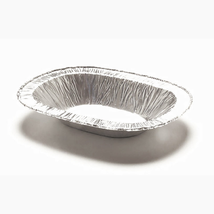 700 OPL Oval Meat Wrinklewall Foil Containers