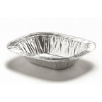 710PL Oval Meat Wrinklewall Foil Container