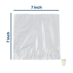 White Film Front Paper Bags
