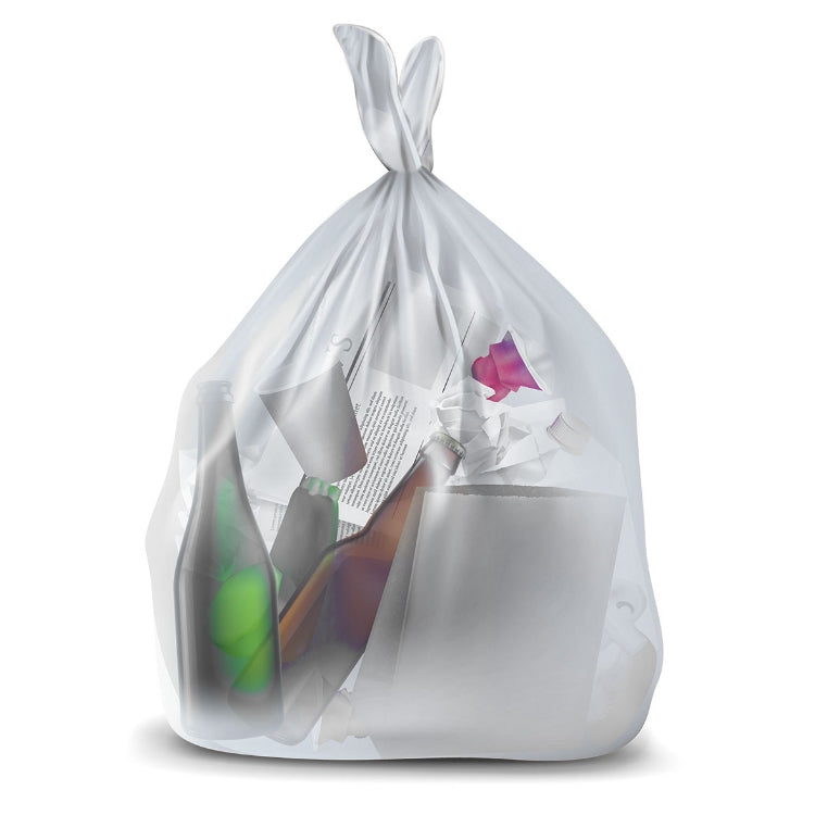 Heavy Duty Clear Refuse Sacks 50l