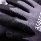 Aurelia 203 Grey Nylon Spandex Gloves with Black Micro Nitrile Foam Coating