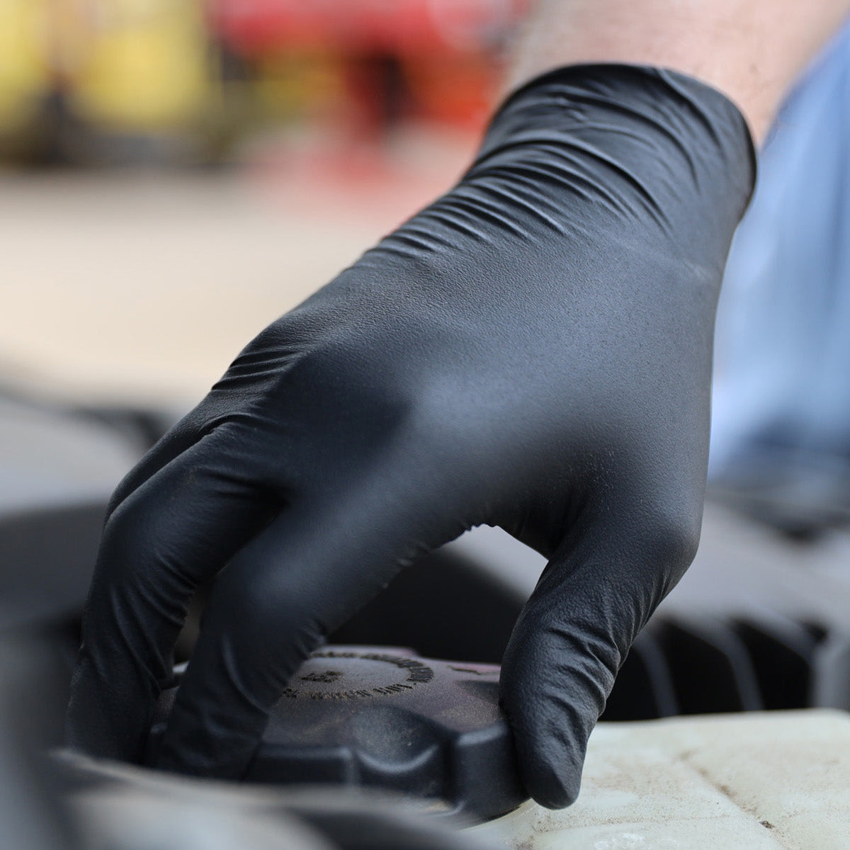 Aurelia Bold Black Micro Textured Powder Free Gloves