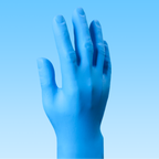 Aurelia Robust Plus Blue Nitrile Powder Free Gloves