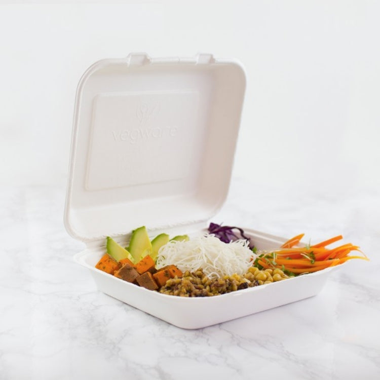 Bagasse Meal Boxes 9"
