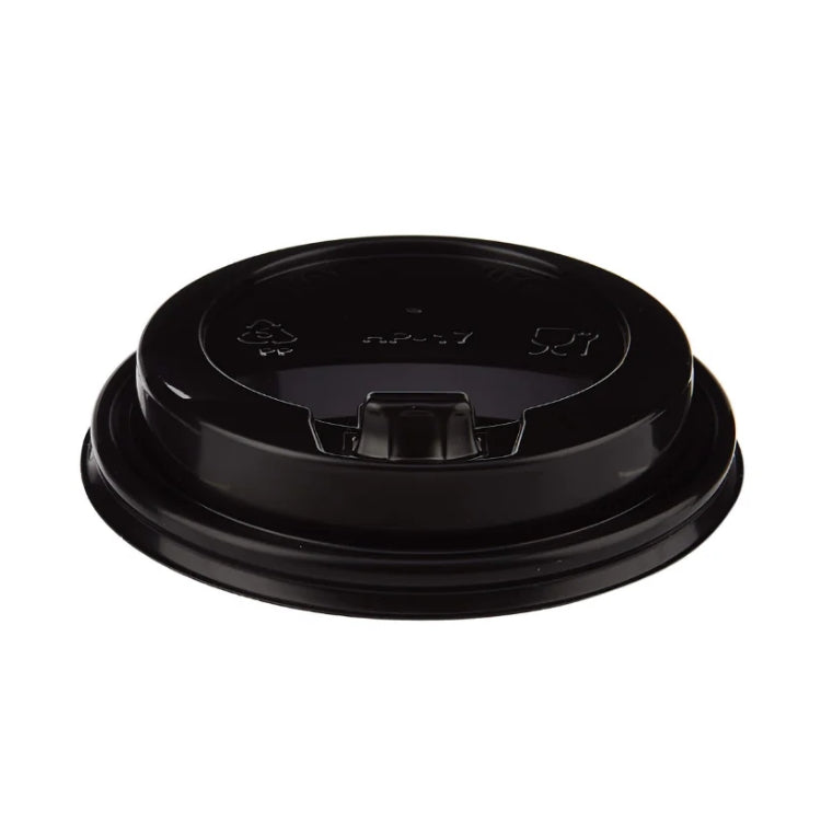 Black Reclosable Sip Thru Lids