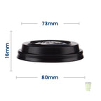 Black Sip Thru Lids