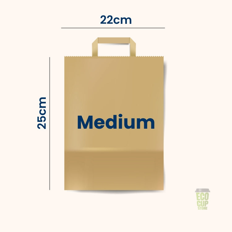 Kraft Paper SOS Bags with Outside Handle
