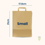 Kraft Paper SOS Bags with Inside Handle
