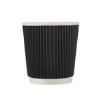Triple Black Ripple Wall Cups