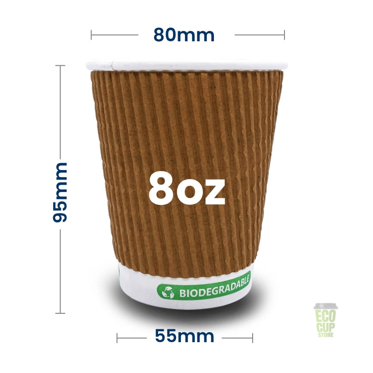 Bio Triple Kraft Ripple Cups