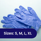 Blue Nitrile Gloves Powder Free