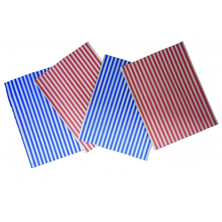Striped Greaseproof Burger Wraps