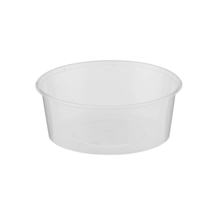 Clear Tall Microwavable Round Container