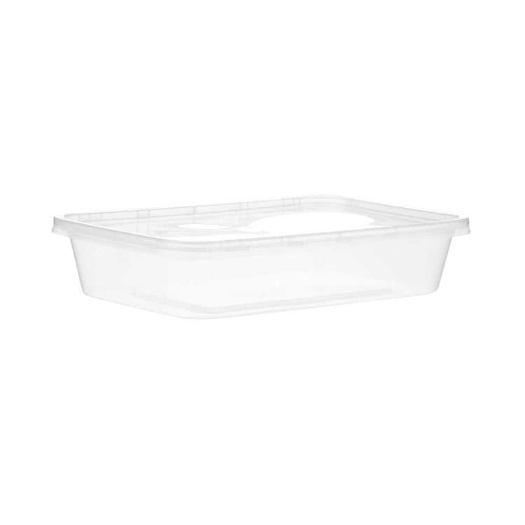 Clear Microwavable Rectangular Container